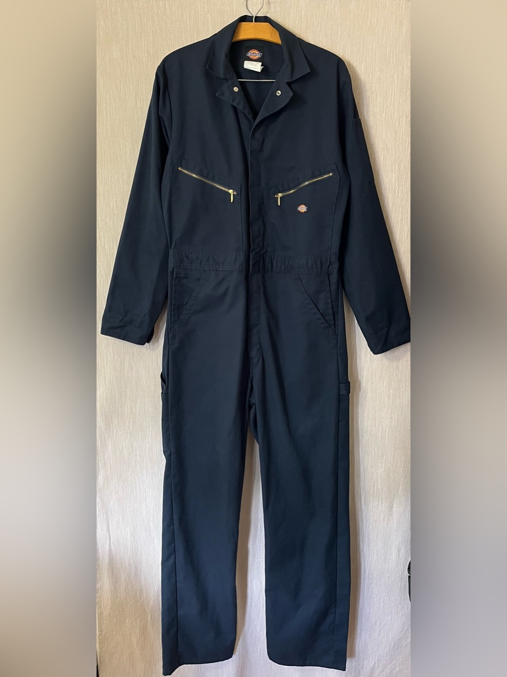Dickies Men’s Deluxe Long Sleeve Coveralls – 7.5 oz Twill Mechanic Jumpsuit
